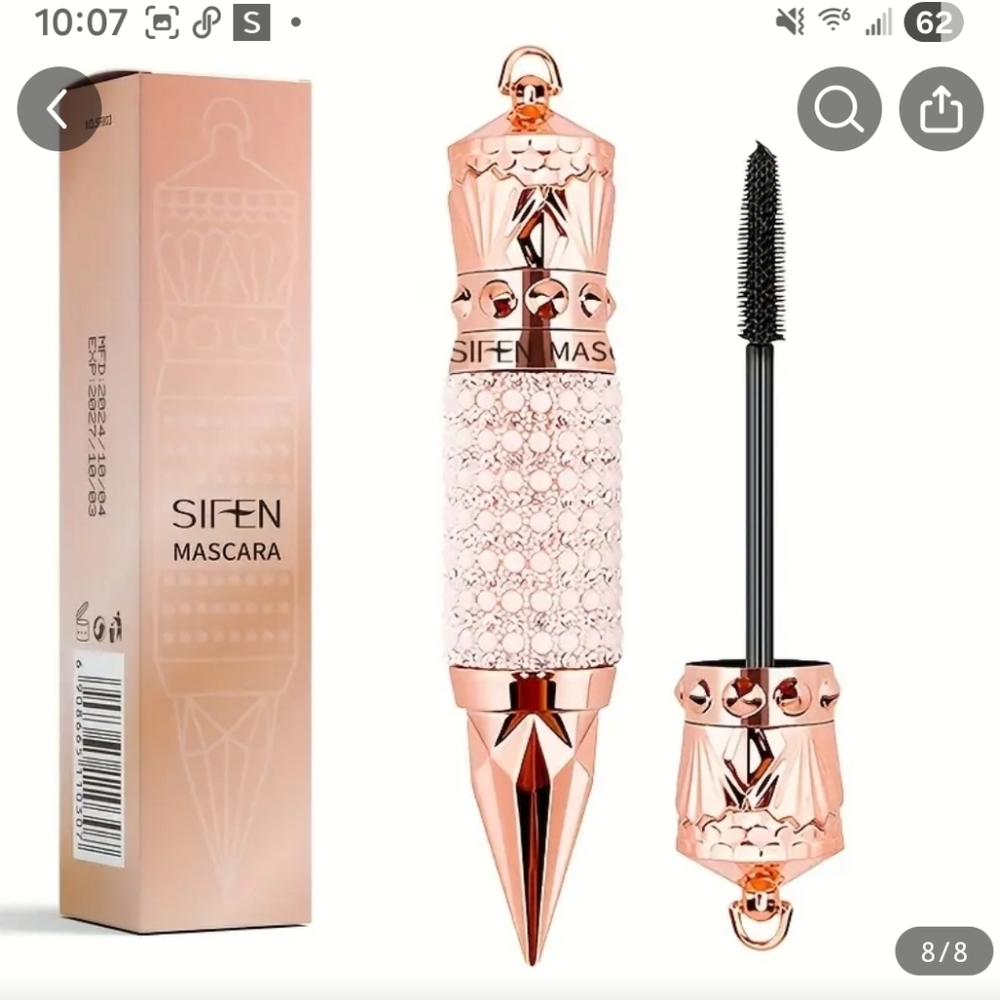 Waterproof Mascara - Long-Lasting Smudge-Proof Formula with Lengthening, Curling